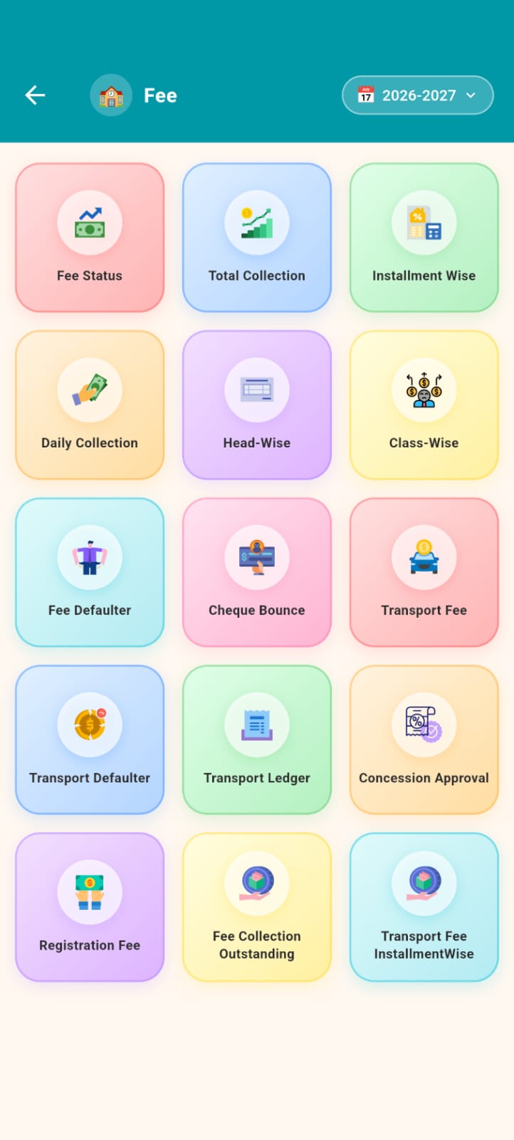 Fee Screen